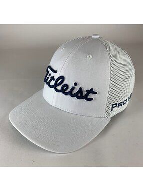 Titleist FootJoy White Strapback Trucker Hat